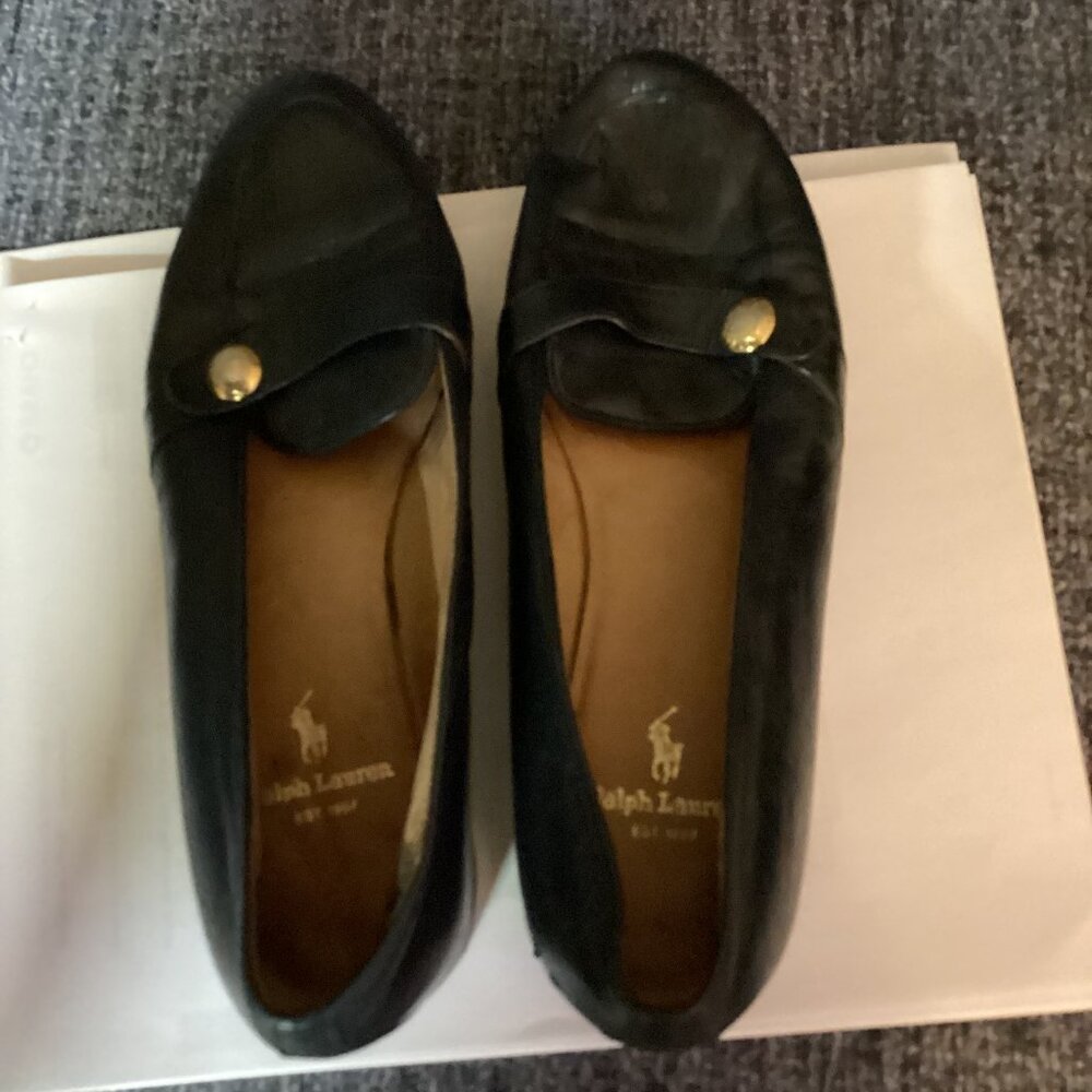 Preowned Ralph Lauren  Navy Blue Loafers-7M